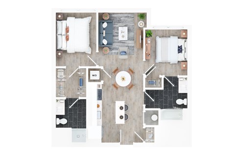 3 bed 2 bath at Jayde Parkside Apartments, Washington, DC